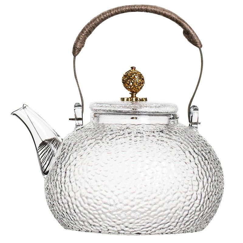 Hammered Glass Teapot