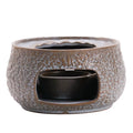 Rustic Ceramic Tea Warmer Candle Holder
